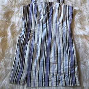 Small strips pencil dress